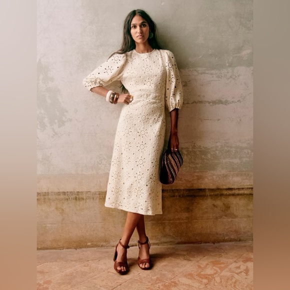 NWT SEZANE CALI DRESS Size 34 + GASTON SCARF SARA RED - Picture 3 of 14